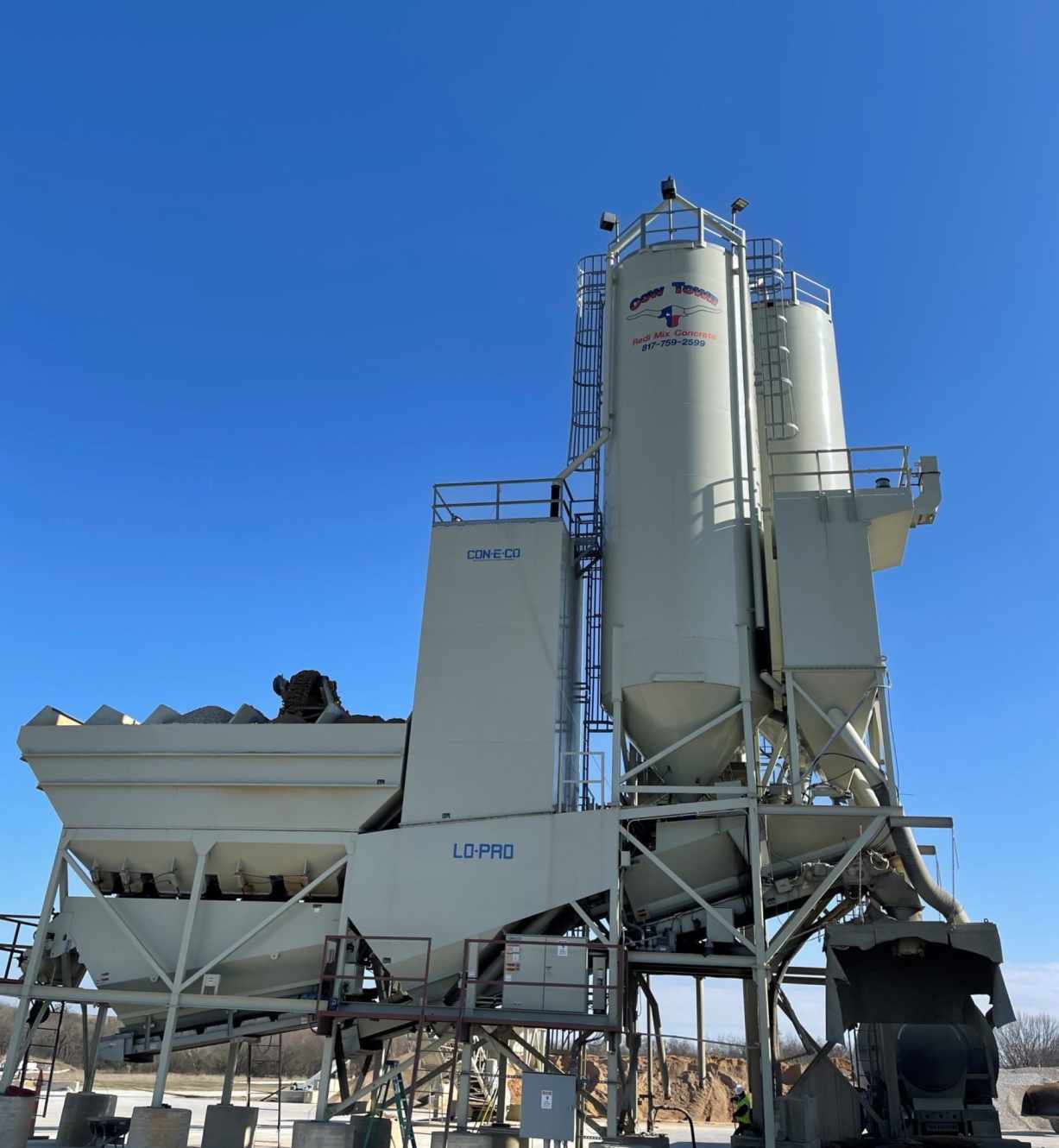 Concrete Mixer Delivery - Cowtown Ready Mix Services in McKinney, Plant Construction